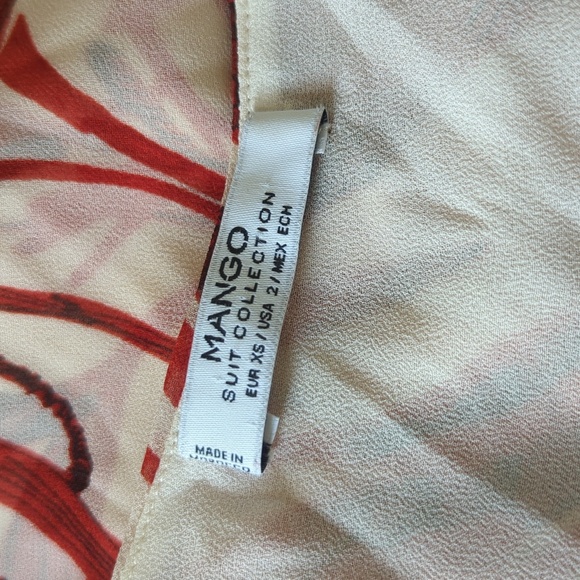 MNG By Mango Floral Chiffon Dress - Picture 7 of 10